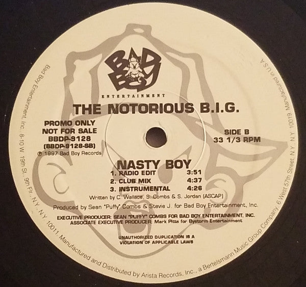 The Notorious B.I.G.* : Nasty Boy (12", Promo)