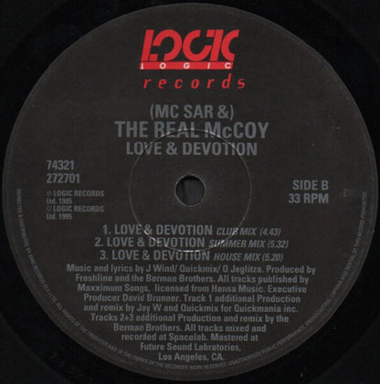 Real McCoy : Love & Devotion (12", Single)