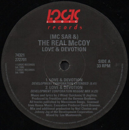 Real McCoy : Love & Devotion (12", Single)