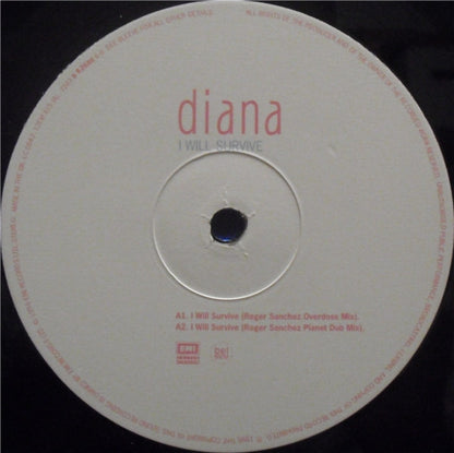Diana* : I Will Survive (The Club Mixes) (12")