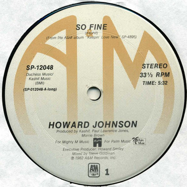 Howard Johnson : So Fine (12")