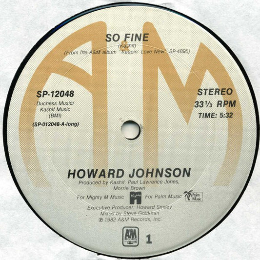 Howard Johnson : So Fine (12")