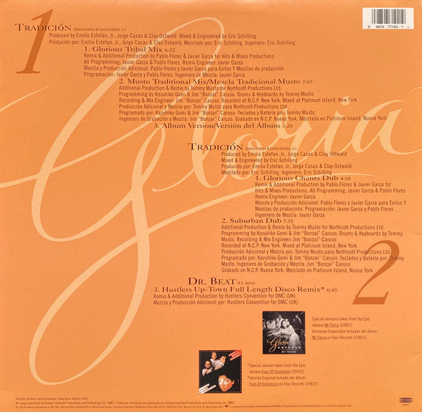 Gloria Estefan : Tradición (12", Single)
