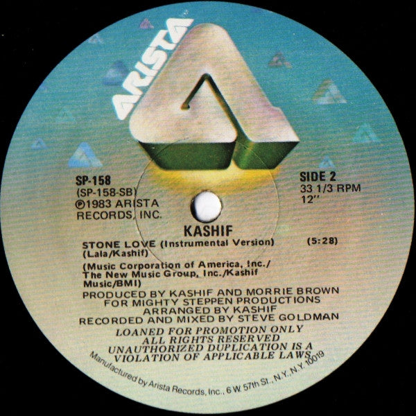 Kashif : Stone Love (12", Promo)