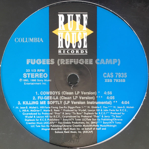 Fugees (Refugee Camp)* : Killing Me Softly (12")