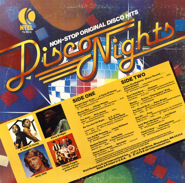 Various : Disco Nights (LP, Comp, Mixed, Pin)