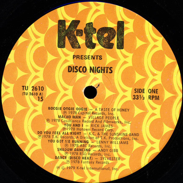 Various : Disco Nights (LP, Comp, Mixed, Pin)