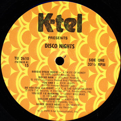 Various : Disco Nights (LP, Comp, Mixed, Pin)