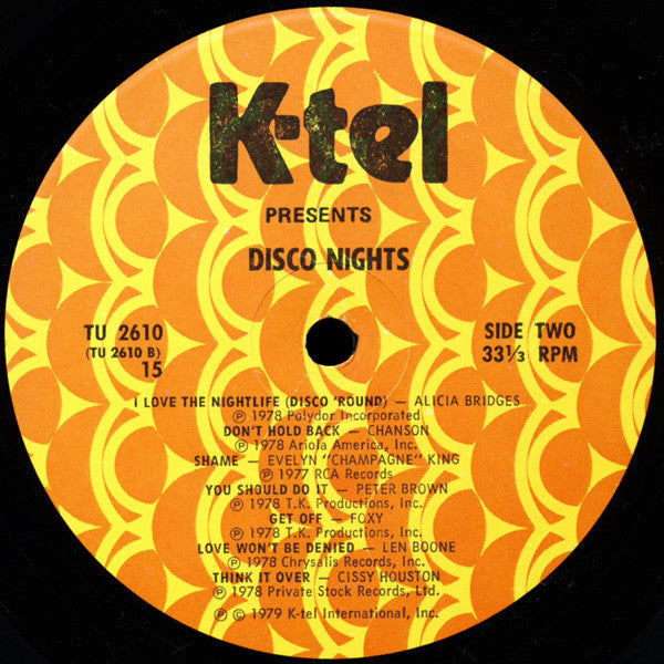 Various : Disco Nights (LP, Comp, Mixed, Pin)