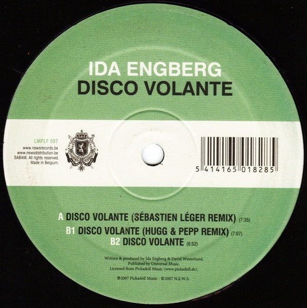 Ida Engberg : Disco Volante (12")
