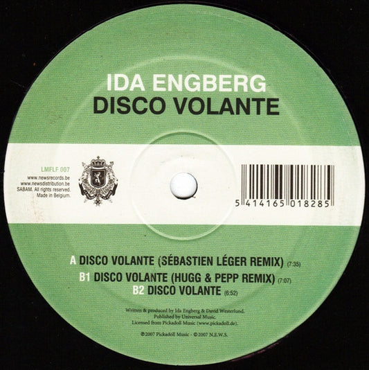 Ida Engberg : Disco Volante (12")