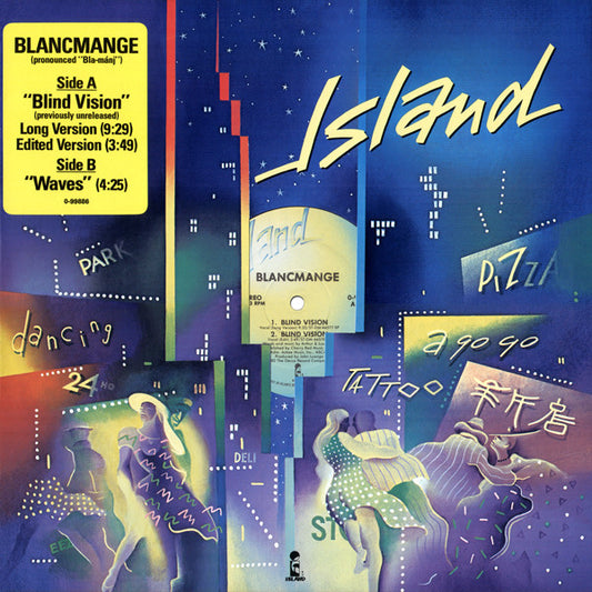 Blancmange : Blind Vision (12", Single)