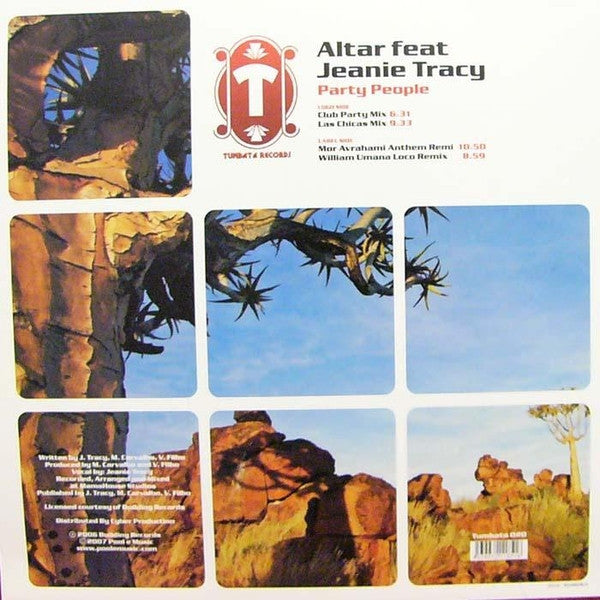 Altar Feat. Jeanie Tracy : Party People (12")