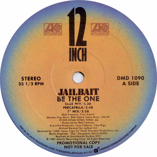 Jailbait : Be The One (12", Promo)