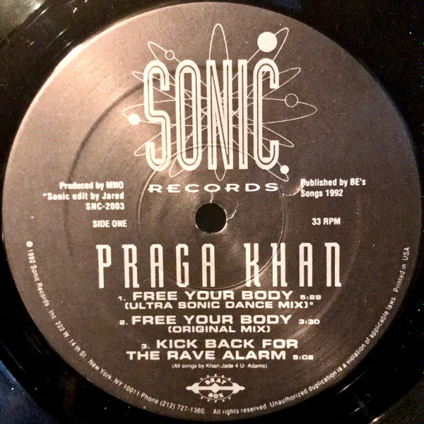 Praga Khan Featuring Jade 4 U* : Free Your Body (12")