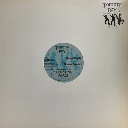 Afrika Bambaataa & The Soul Sonic Force* Music By Planet Patrol : Planet Rock (12", Blu)
