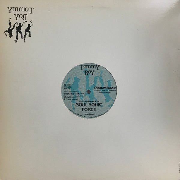 Afrika Bambaataa & The Soul Sonic Force* Music By Planet Patrol : Planet Rock (12", Blu)