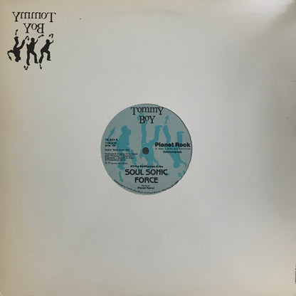 Afrika Bambaataa & The Soul Sonic Force* Music By Planet Patrol : Planet Rock (12", Blu)